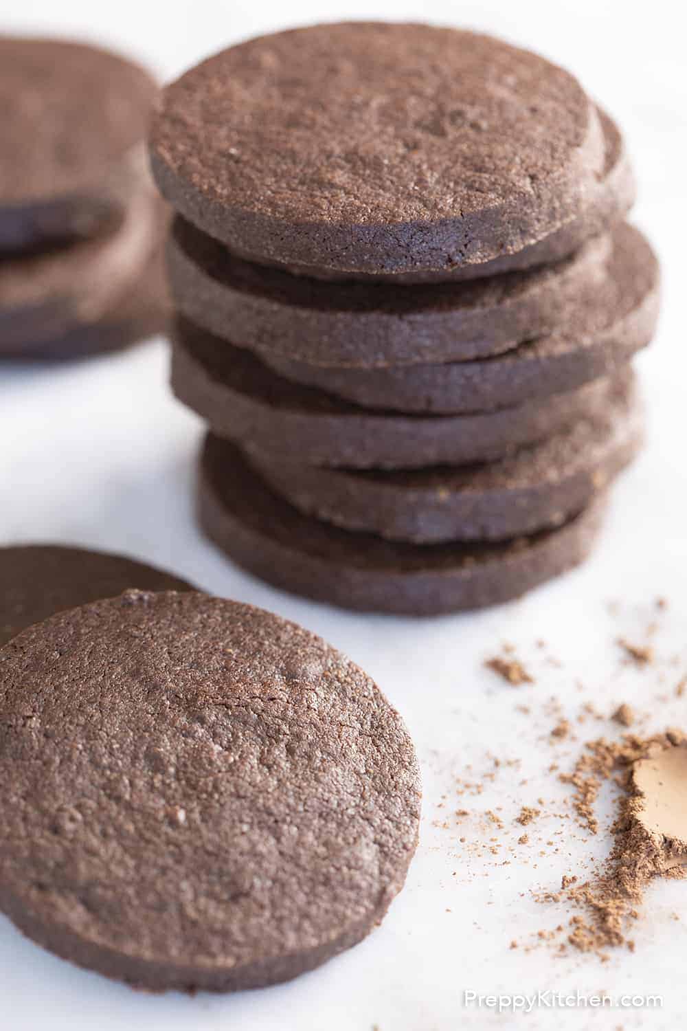 Chocolate Sugar Cookies - Preppy Kitchen