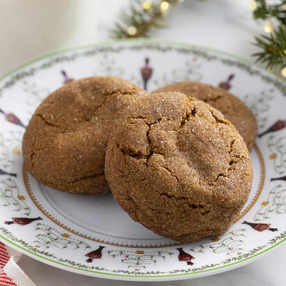 Gingersnap Cookies Preppy Kitchen 