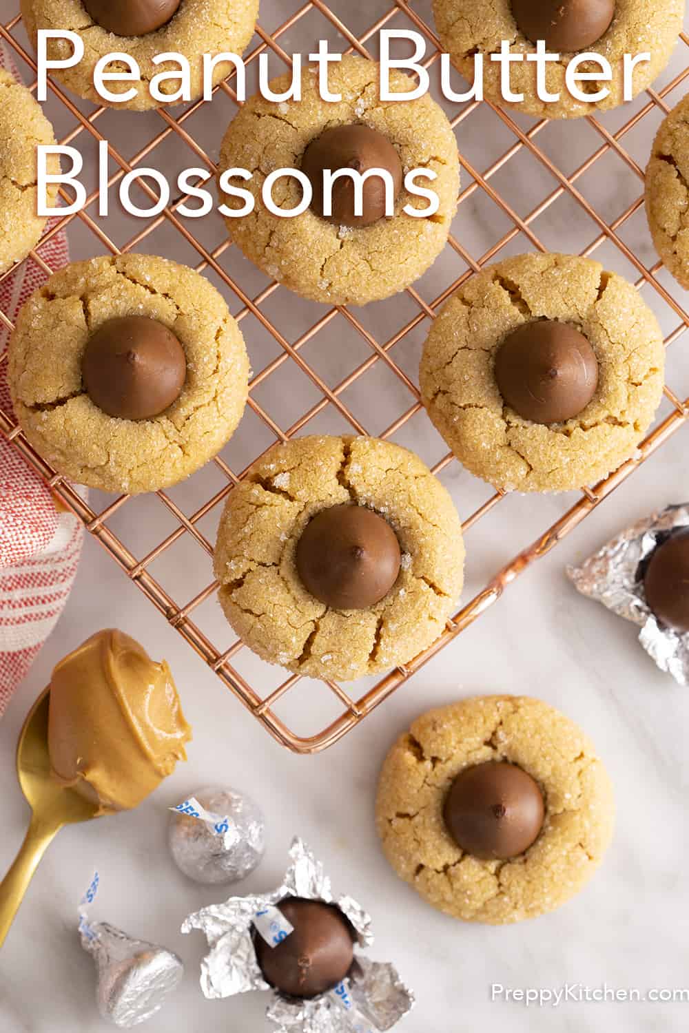 Peanut Butter Blossoms Preppy Kitchen