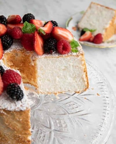 Angel Food Cake Recipe - Preppy Kitchen