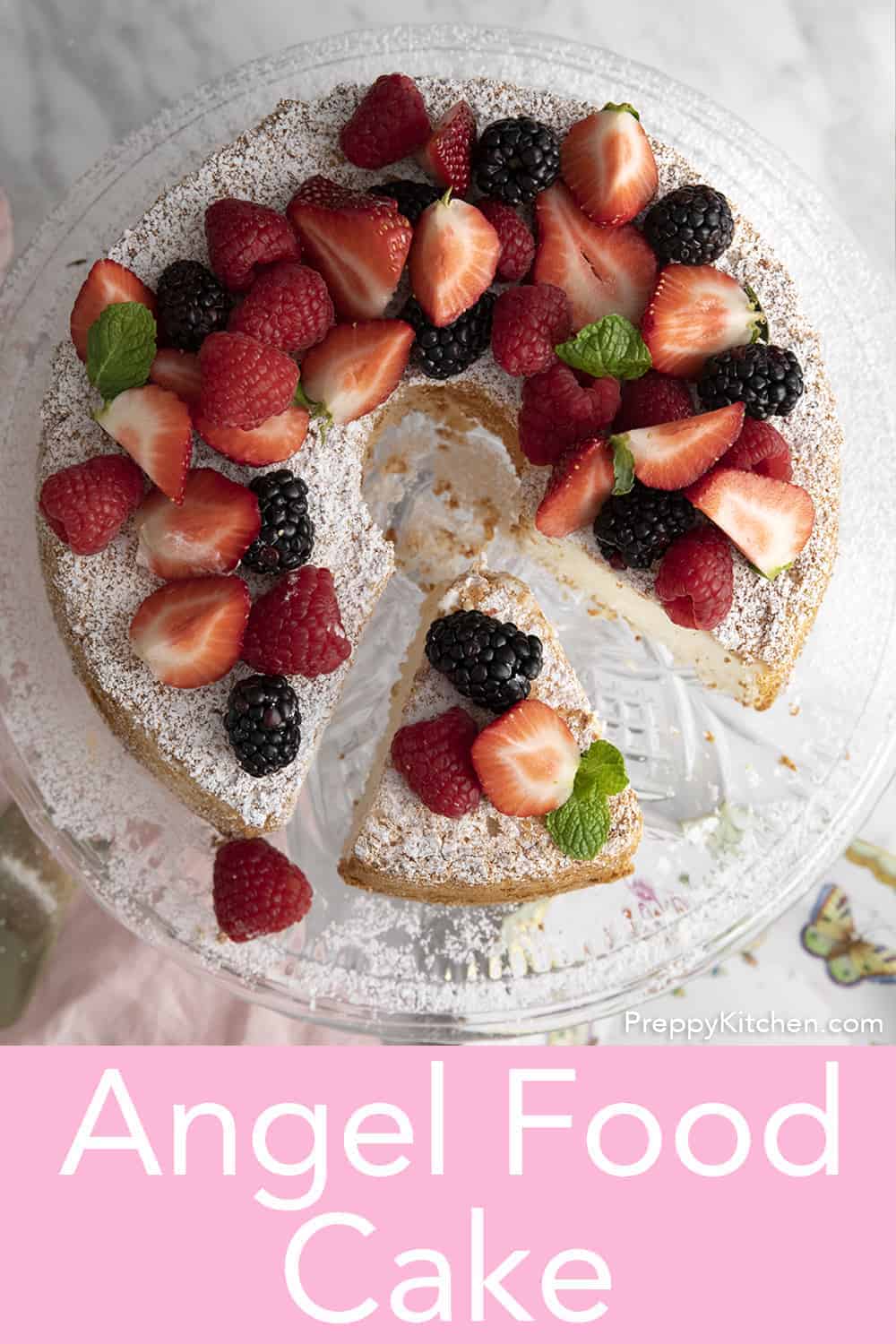 Angel Food Cake Recipe Preppy Kitchen