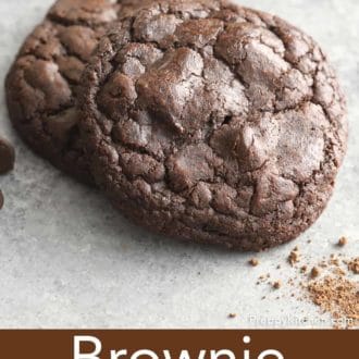 stack of brownie cookies