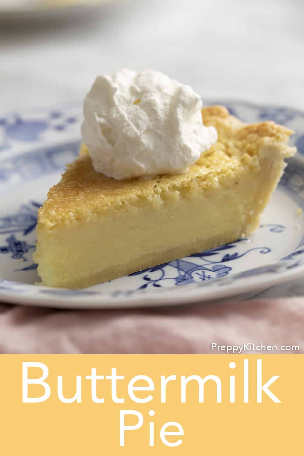 Buttermilk Pie - Preppy Kitchen
