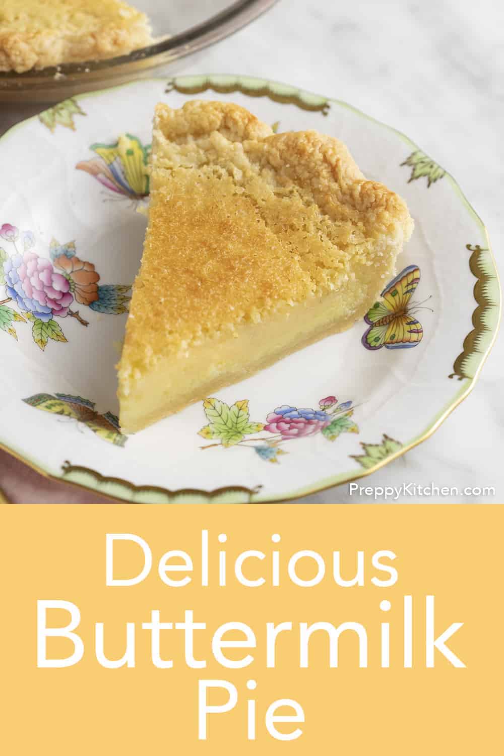 Buttermilk Pie Preppy Kitchen