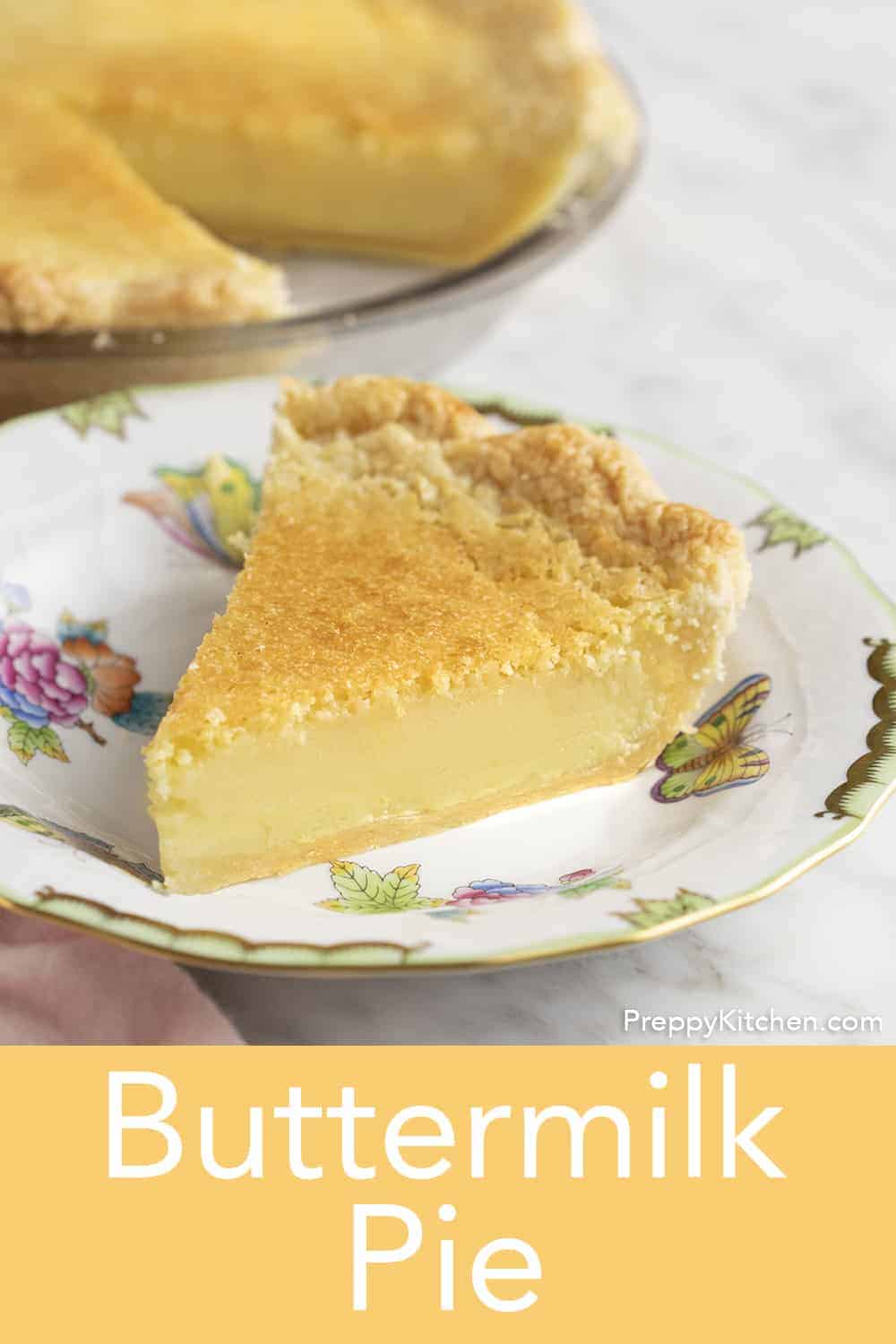 Buttermilk Pie Preppy Kitchen
