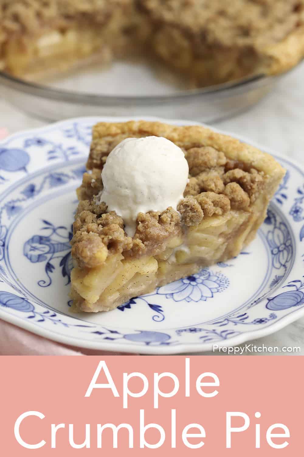 Apple Crumble Pie - Preppy Kitchen