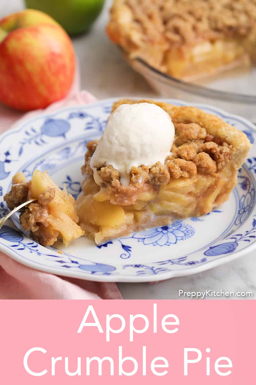 Apple Crumble Pie - Preppy Kitchen