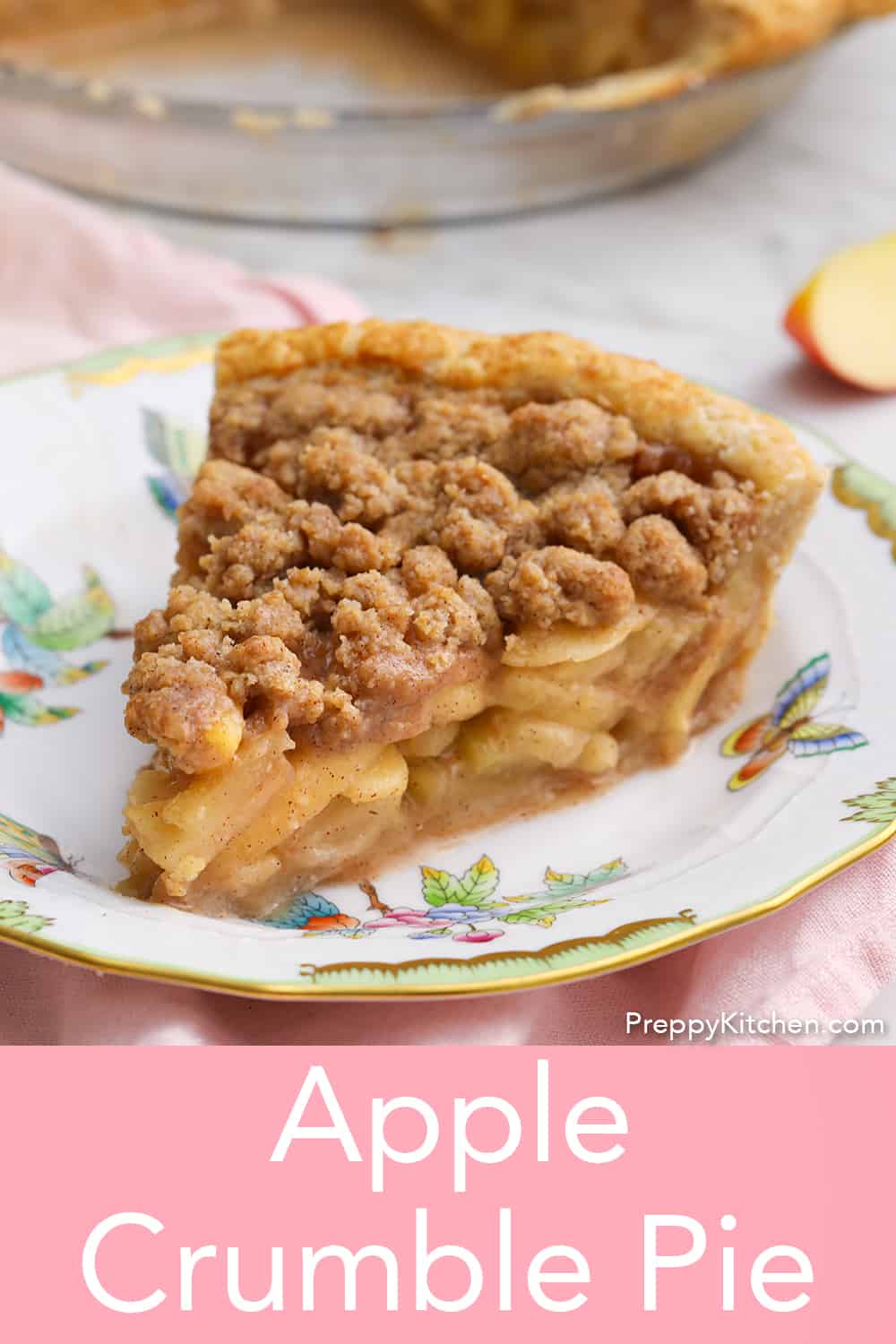 Apple Crumble Pie - Preppy Kitchen