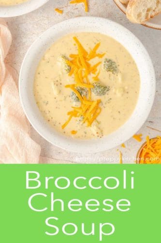 Broccoli Cheese Soup - Preppy Kitchen