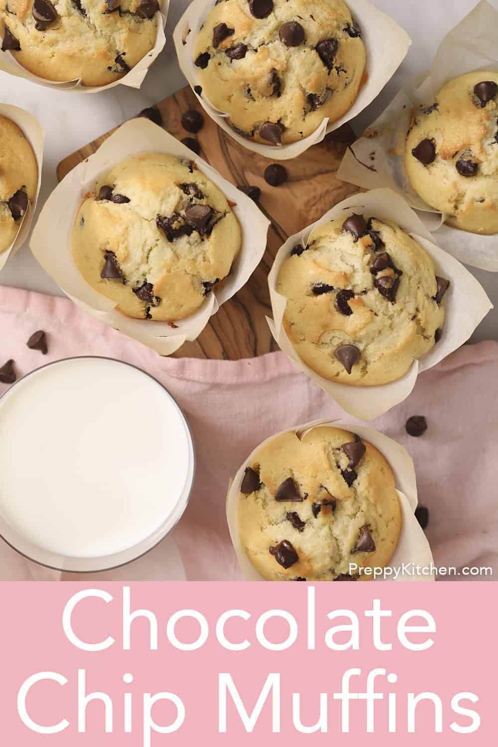 Chocolate Chip Muffins Preppy Kitchen