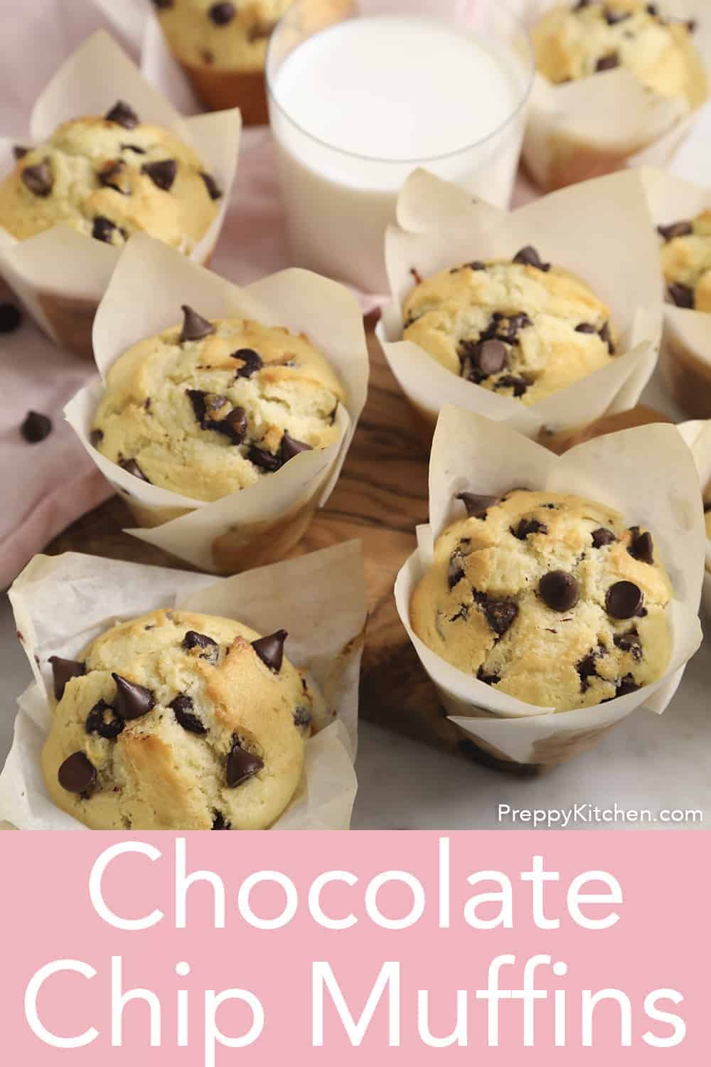 Chocolate Chip Muffins Preppy Kitchen