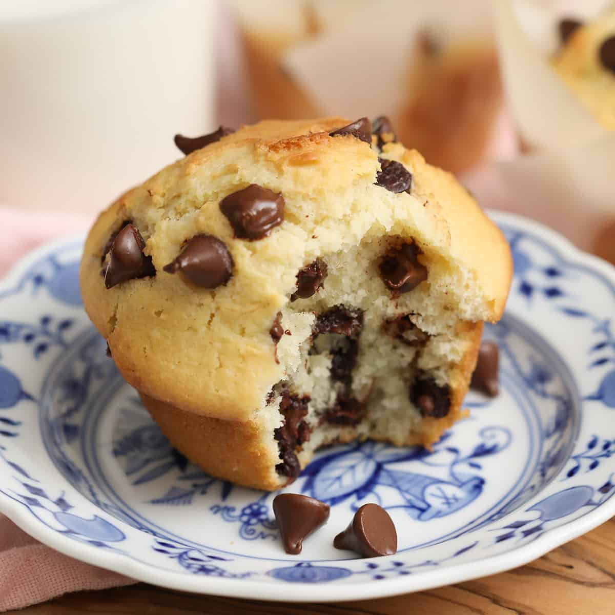Chocolate Chip Muffins - Preppy Kitchen