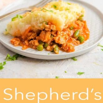 shepherds pie on a plate