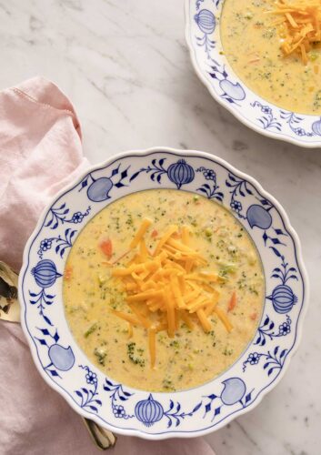 Broccoli Cheese Soup - Preppy Kitchen