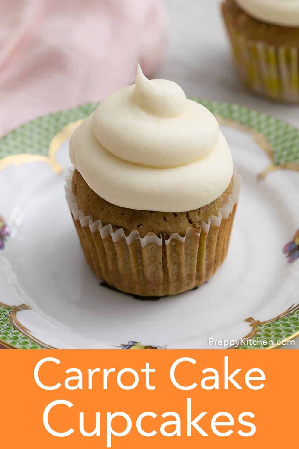 Carrot Cake Cupcakes - Preppy Kitchen