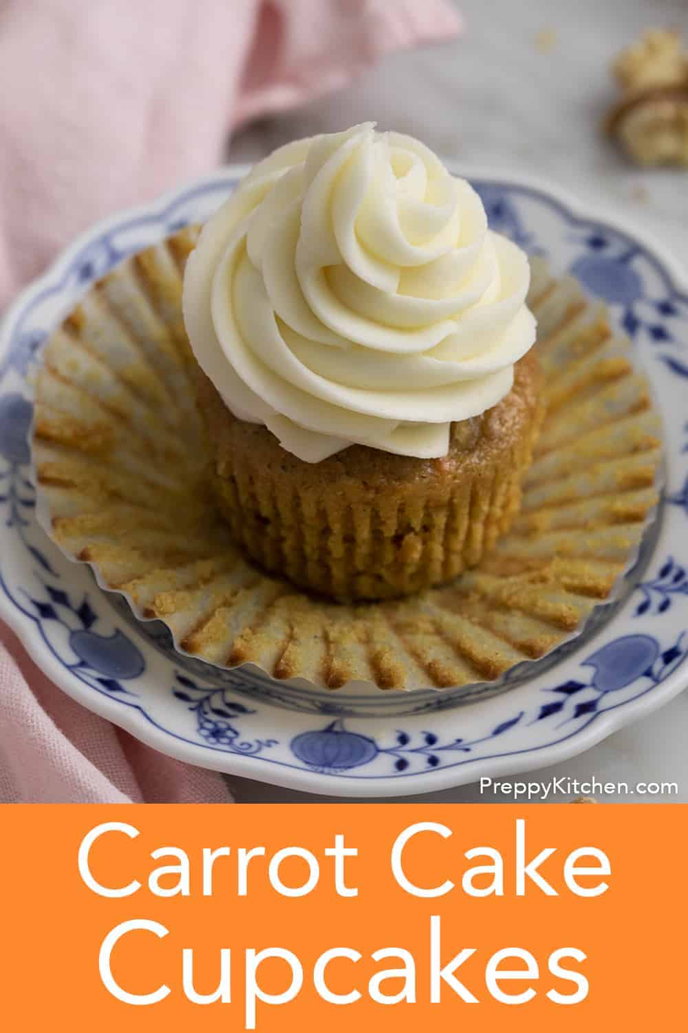 Carrot Cake Cupcakes - Preppy Kitchen