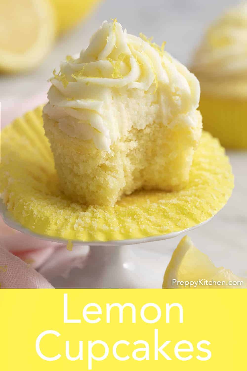 Lemon Cupcakes Preppy Kitchen