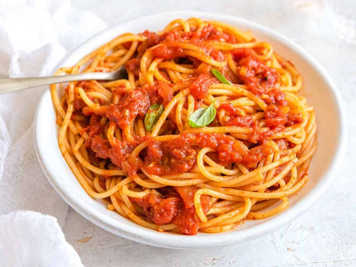 Instant Pot Spaghetti Sauce - Preppy Kitchen