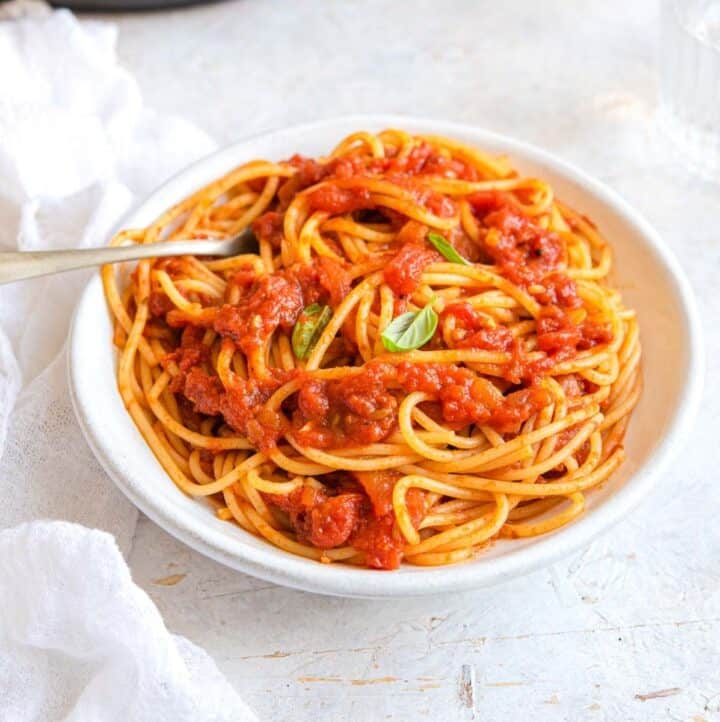 Instant Pot Spaghetti Sauce - Preppy Kitchen