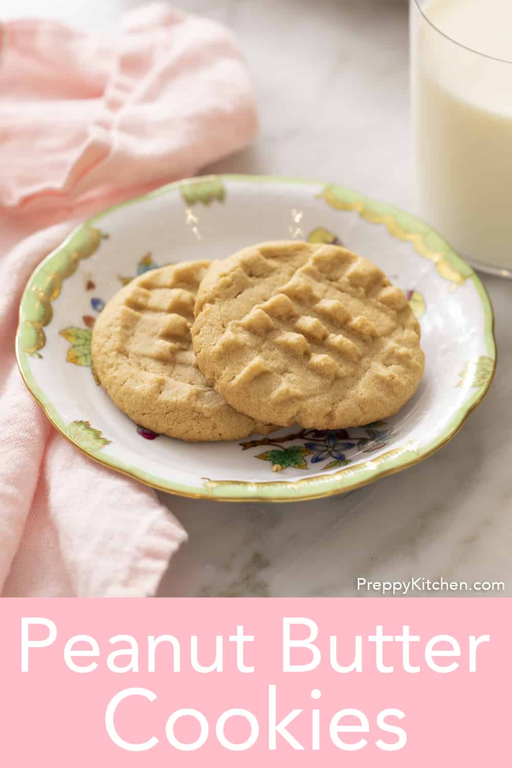 Peanut Butter Cookies Recipe - Preppy Kitchen