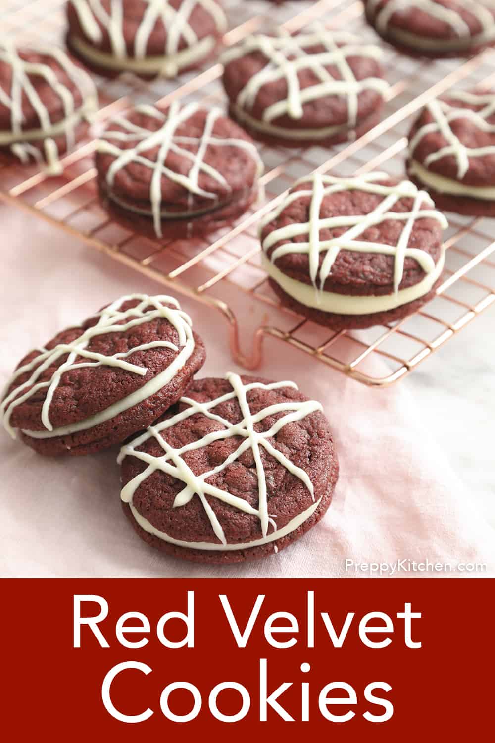 Red Velvet Cookies Preppy Kitchen