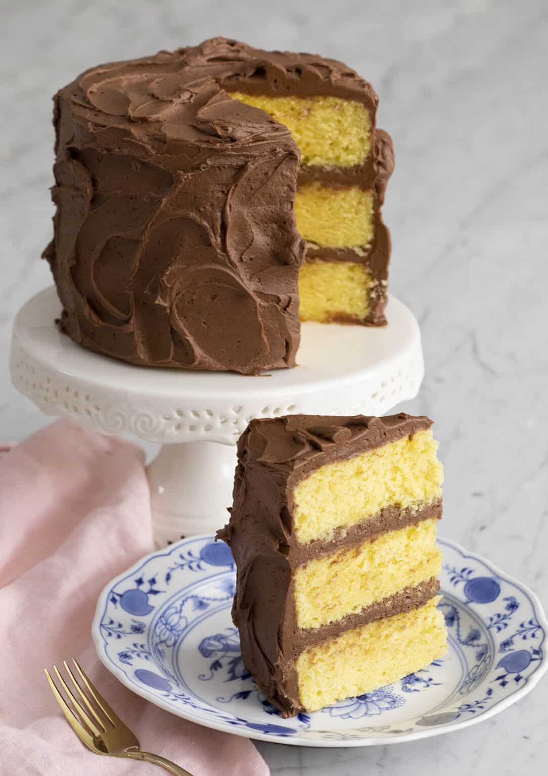 Yellow Cake Recipe - Preppy Kitchen