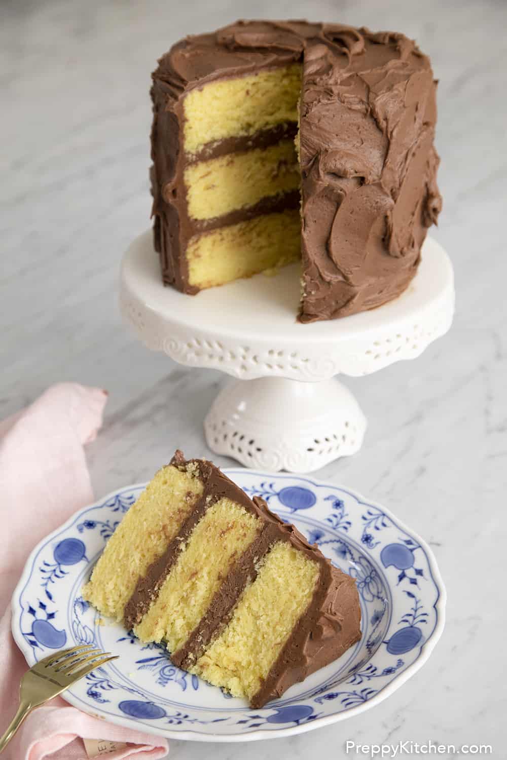 Yellow Cake Recipe - Preppy Kitchen