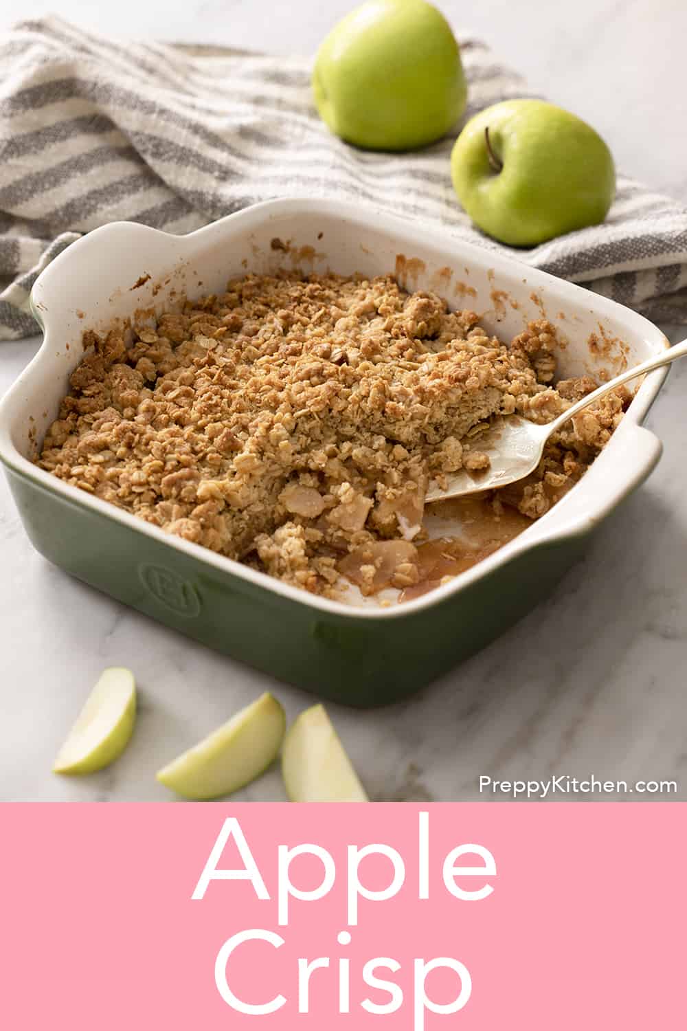 Best Apple Crisp Recipe - Preppy Kitchen