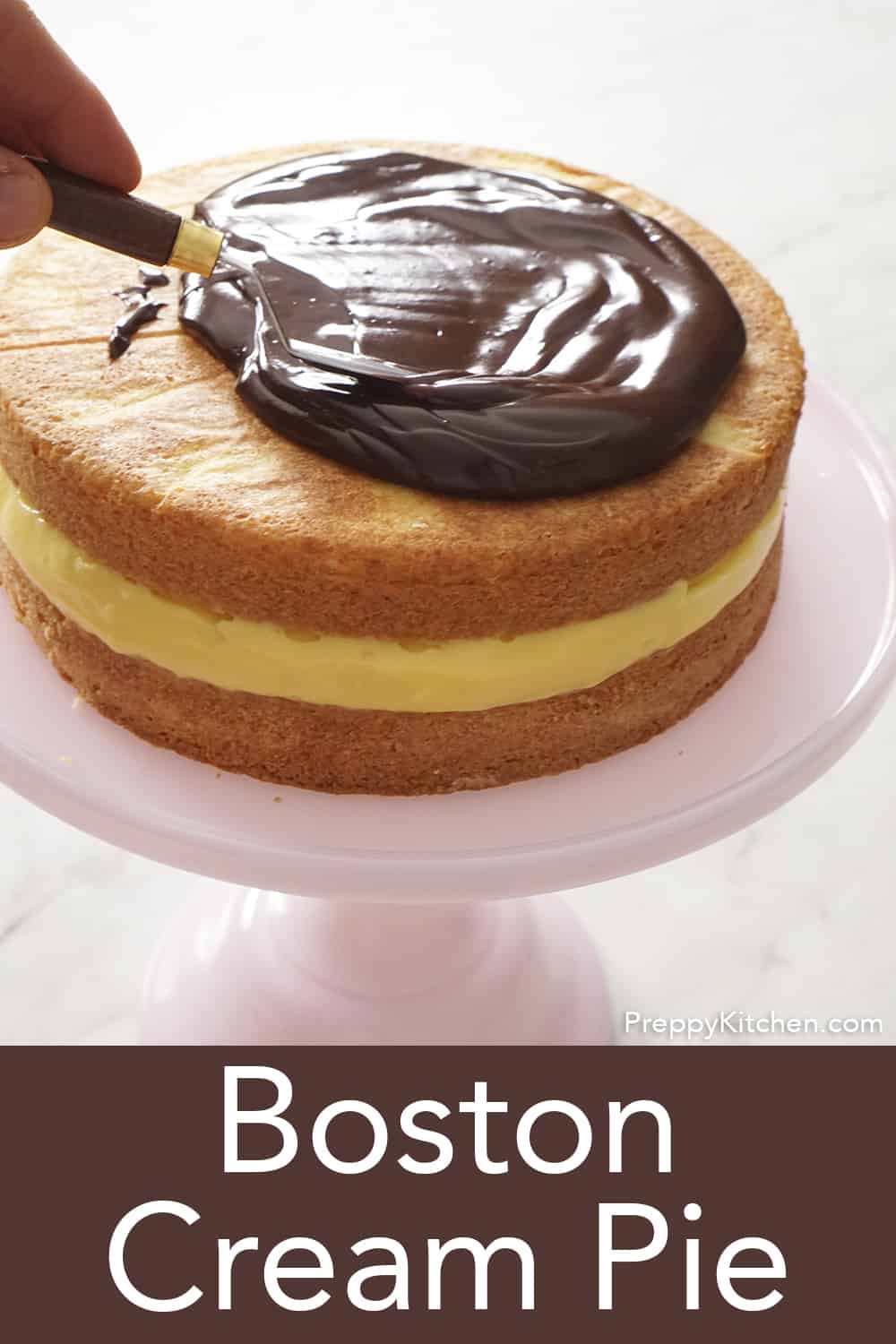 Boston Cream Pie - Preppy Kitchen