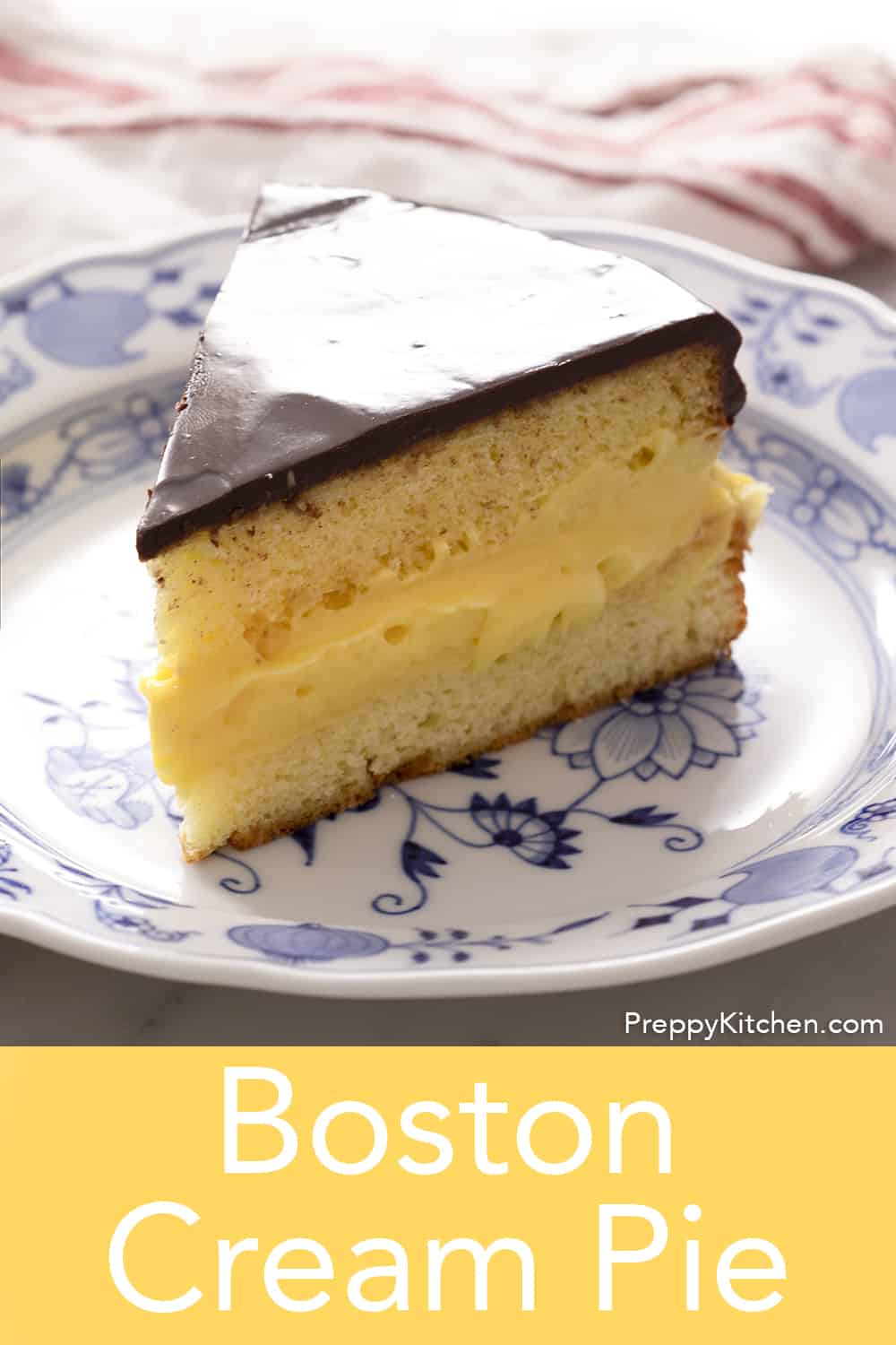 Boston Cream Pie - Preppy Kitchen