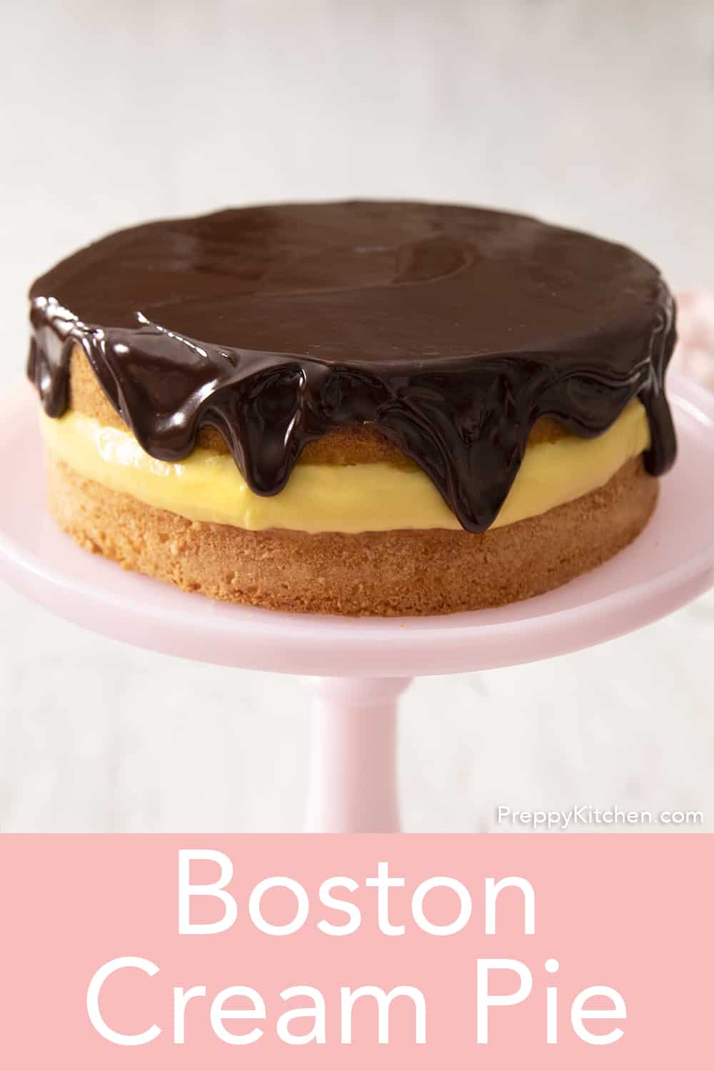 Boston Cream Pie - Preppy Kitchen