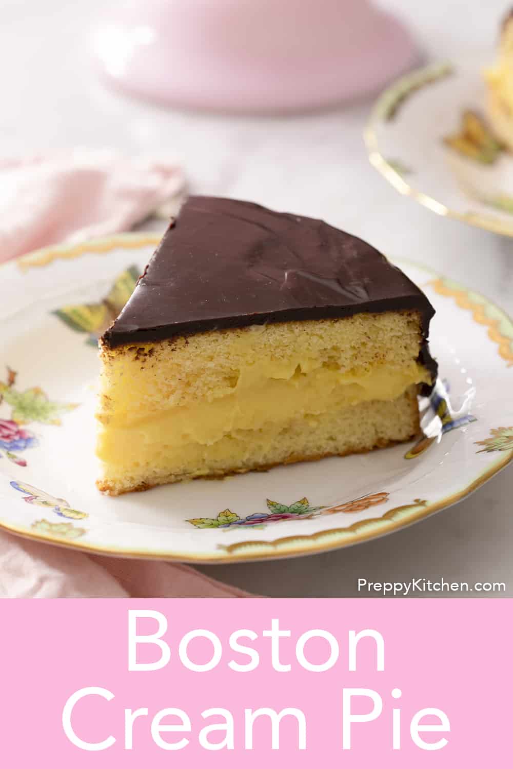 Boston Cream Pie - Preppy Kitchen