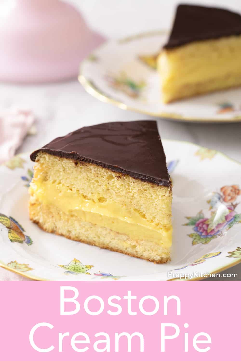 Boston Cream Pie - Preppy Kitchen