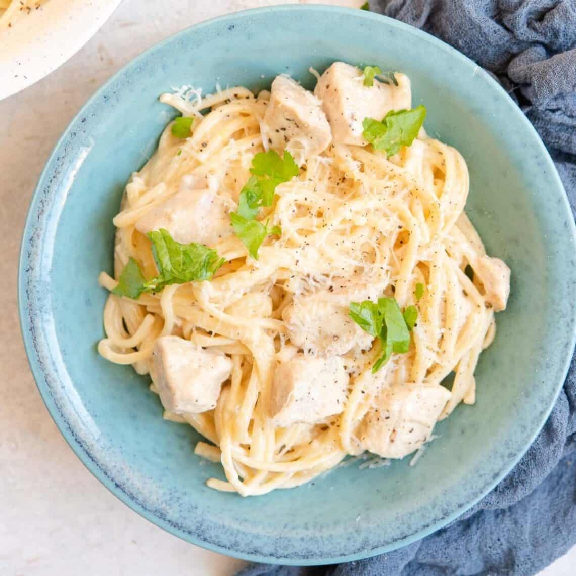 Instant Pot Chicken Alfredo - Preppy Kitchen