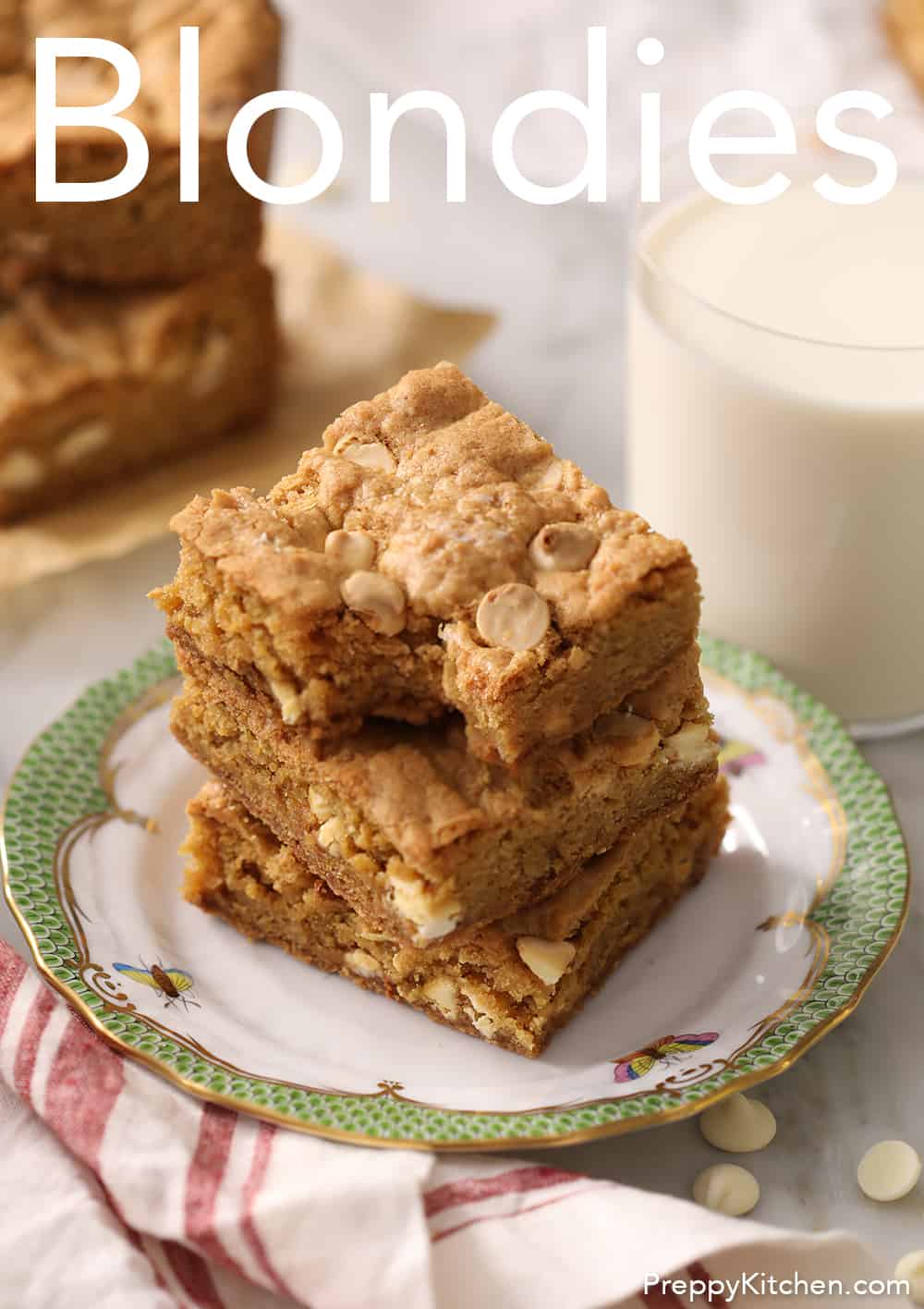 Blondie Recipe - Preppy Kitchen