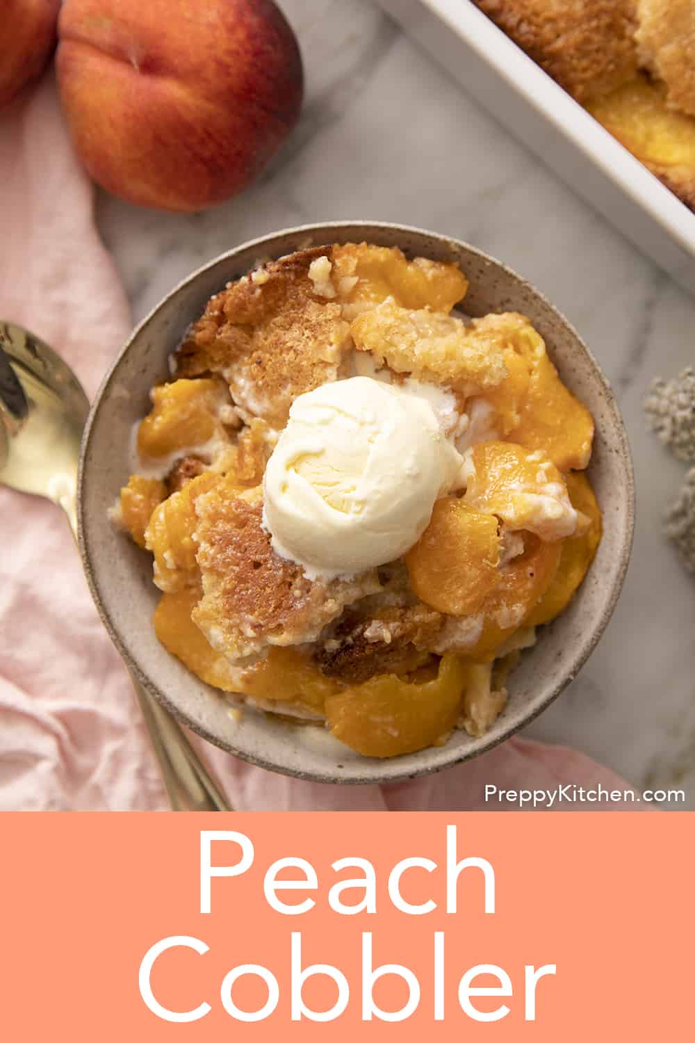 Best Peach Cobbler Recipe - Preppy Kitchen