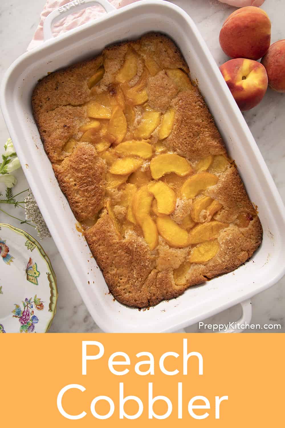 Peach Cobbler - Preppy Kitchen