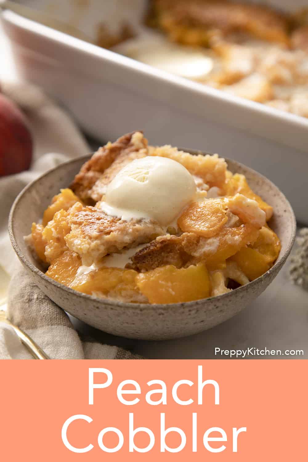 Peach Cobbler - Preppy Kitchen