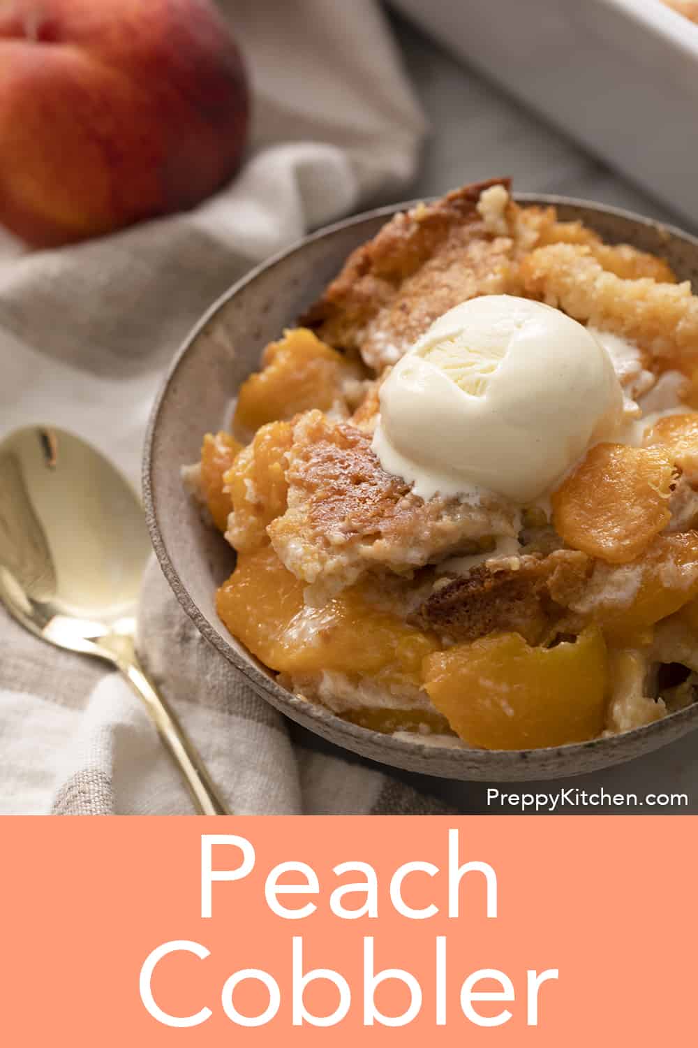 Peach Cobbler - Preppy Kitchen