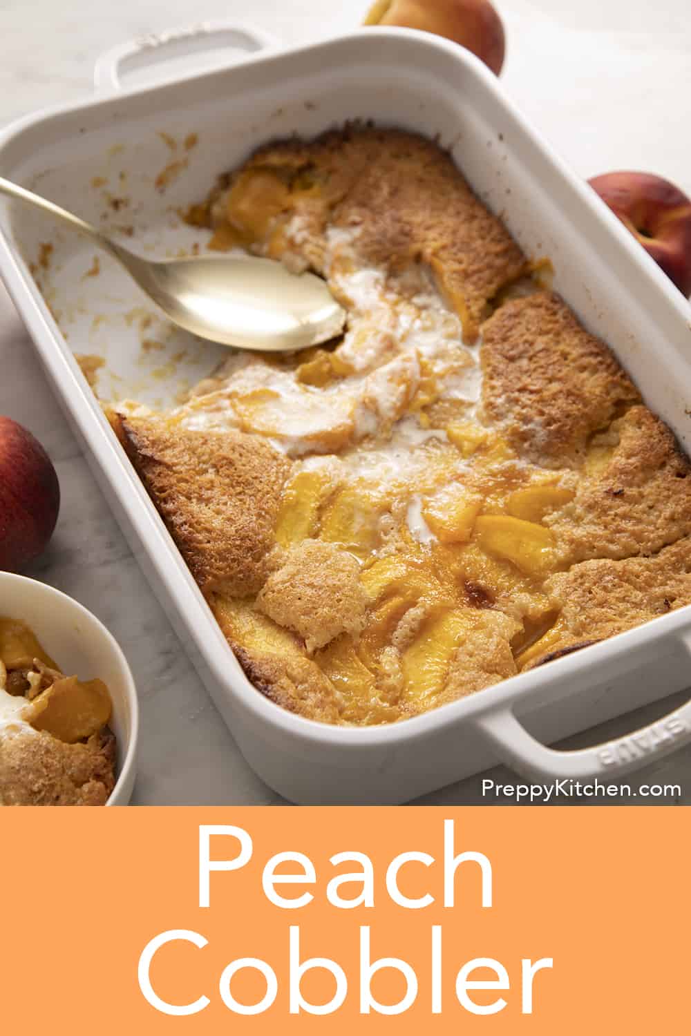 Best Peach Cobbler Recipe - Preppy Kitchen