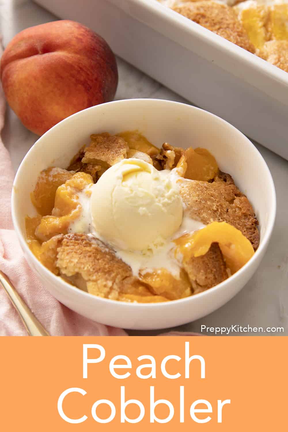 Peach Cobbler - Preppy Kitchen