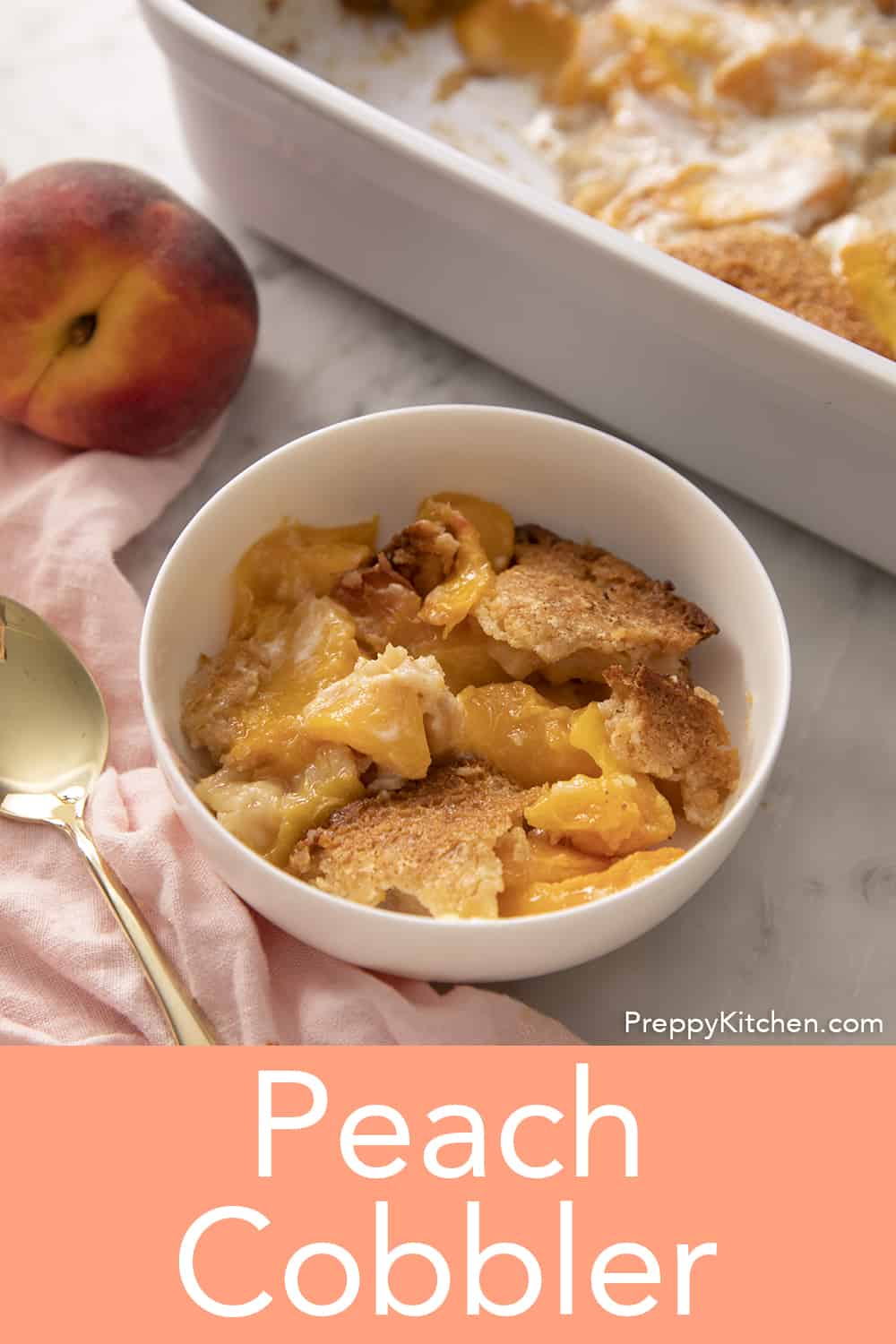 Peach Cobbler - Preppy Kitchen