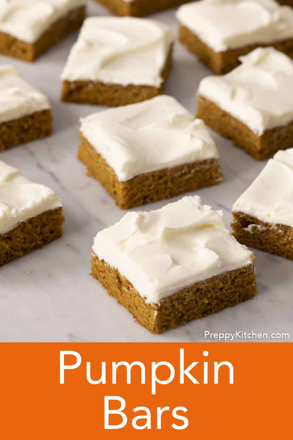 Pumpkin Bars - Preppy Kitchen