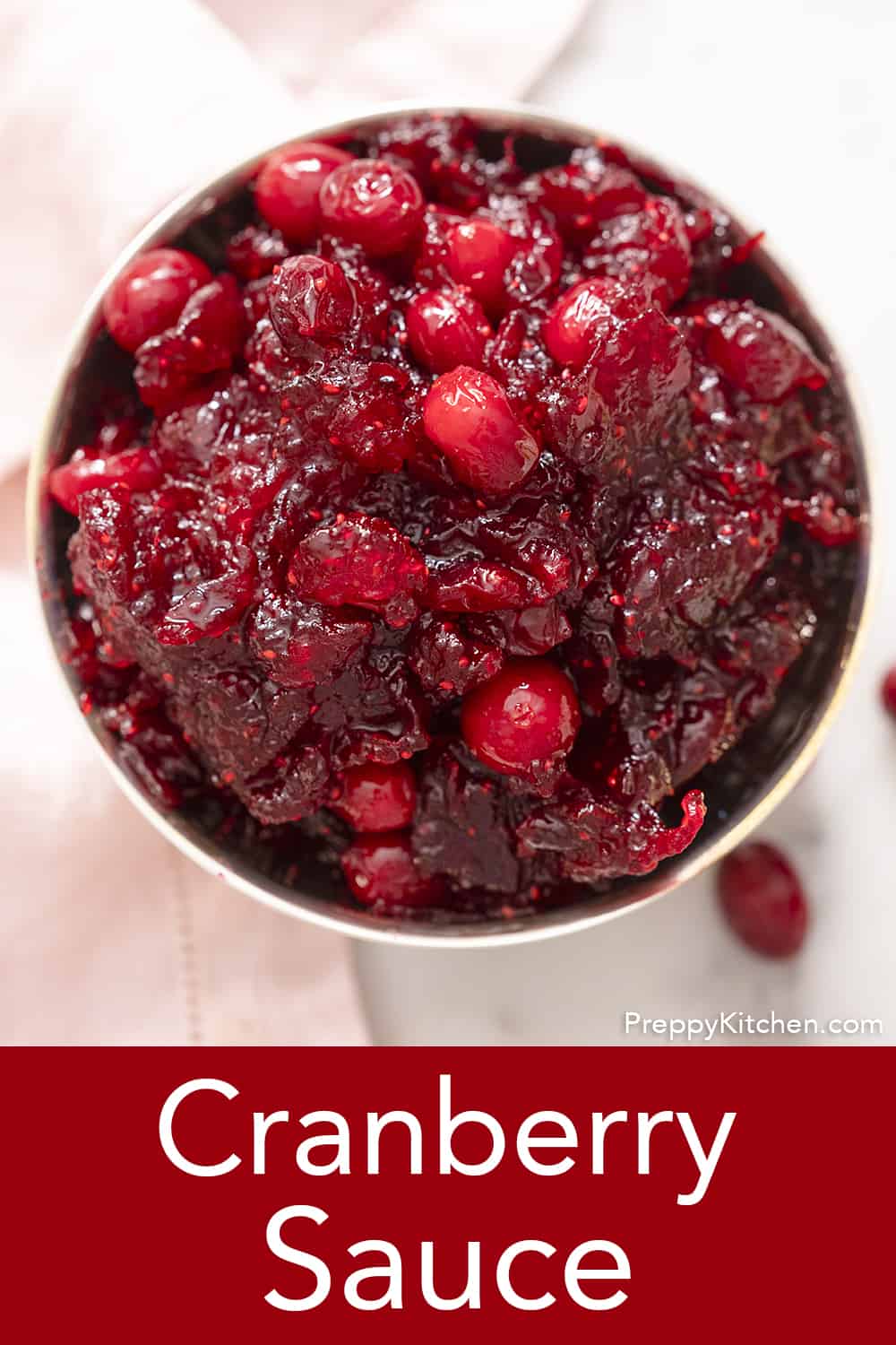 Cranberry Sauce - Preppy Kitchen