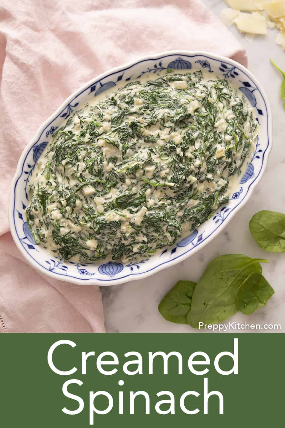 Creamed Spinach - Preppy Kitchen