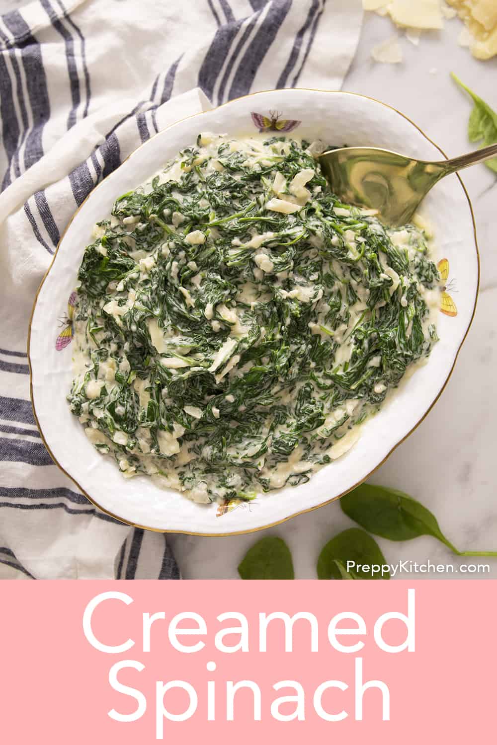 Creamed Spinach - Preppy Kitchen