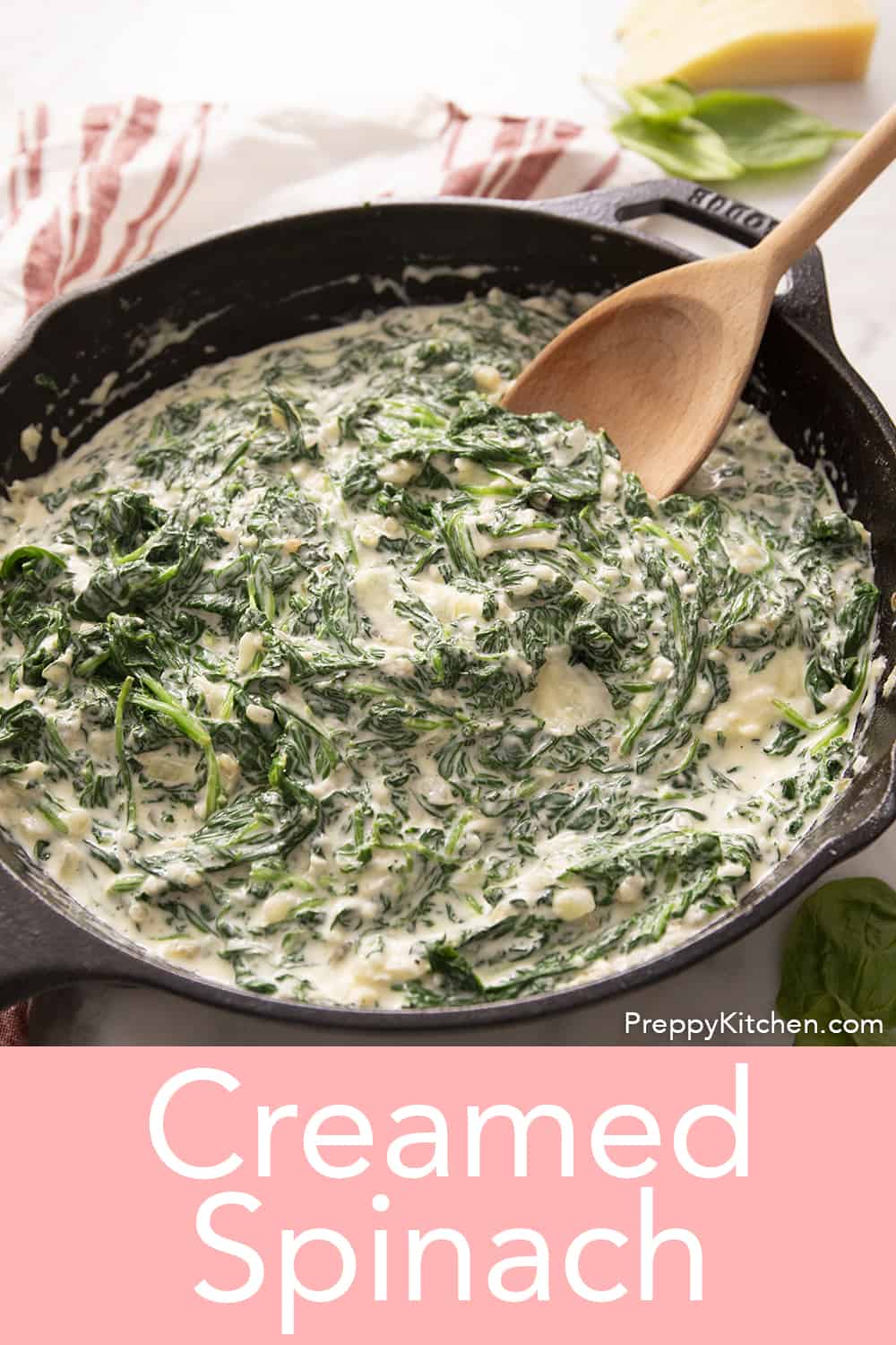 Creamed Spinach - Preppy Kitchen