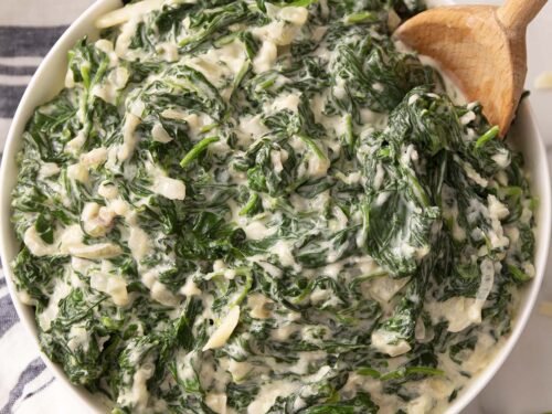 easy creamed spinach