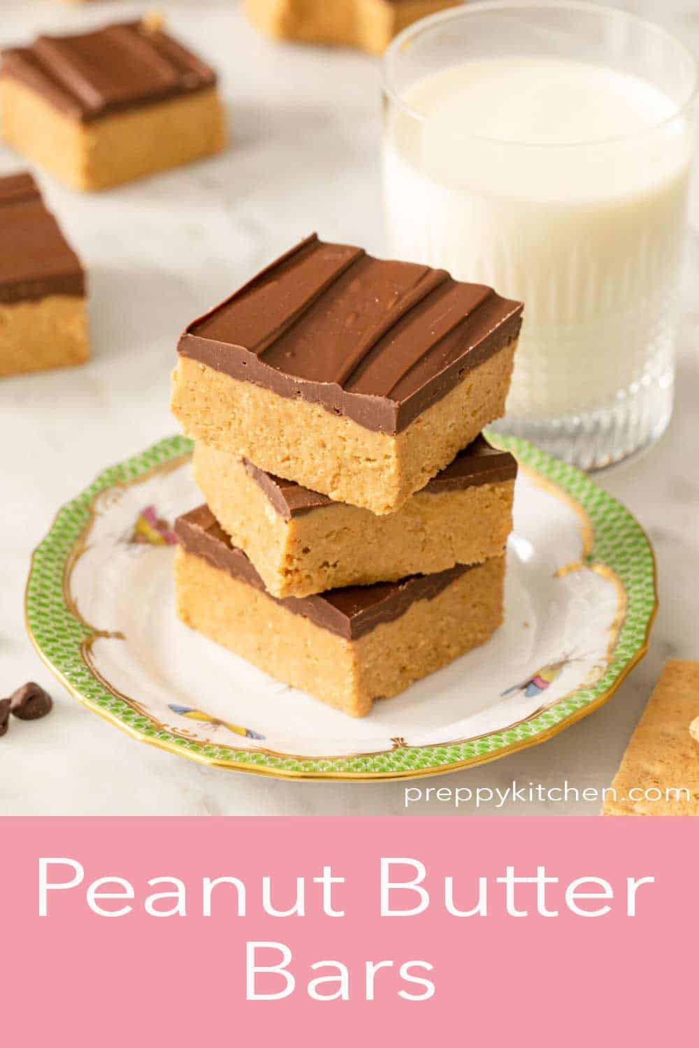 Peanut Butter Bars Preppy Kitchen
