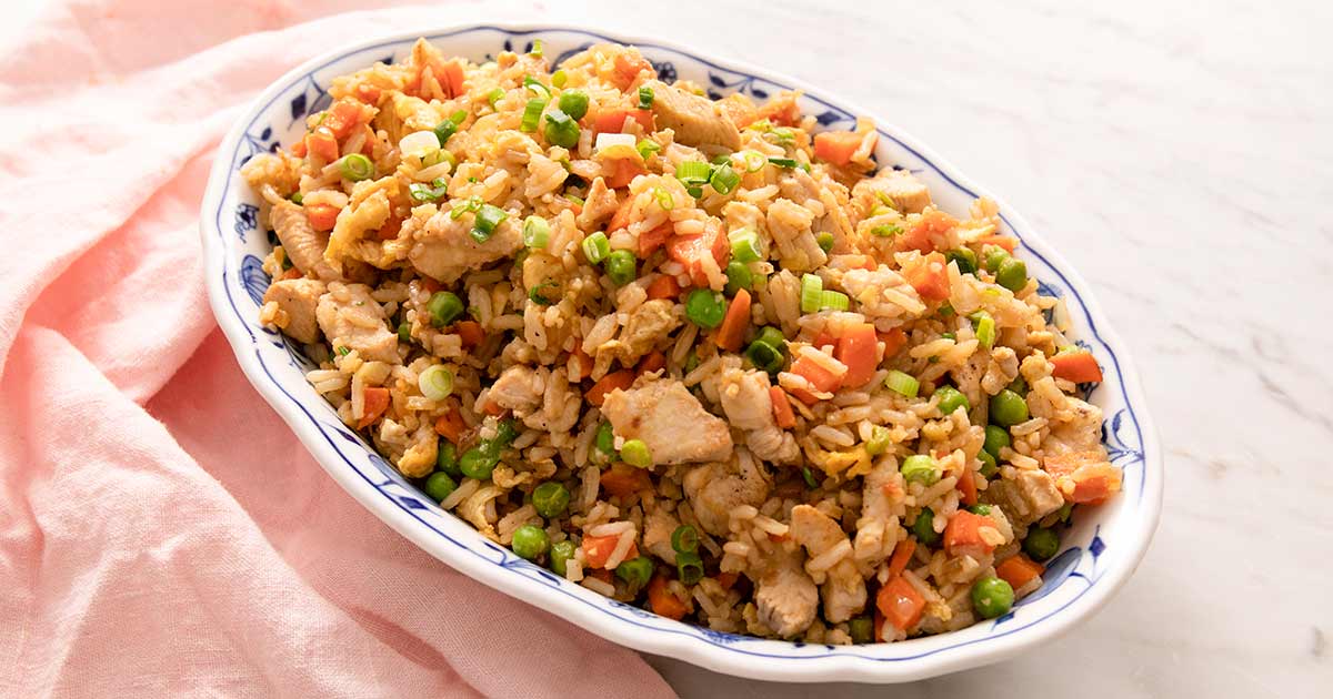 Chicken Fried Rice - Dinner at the Zoo